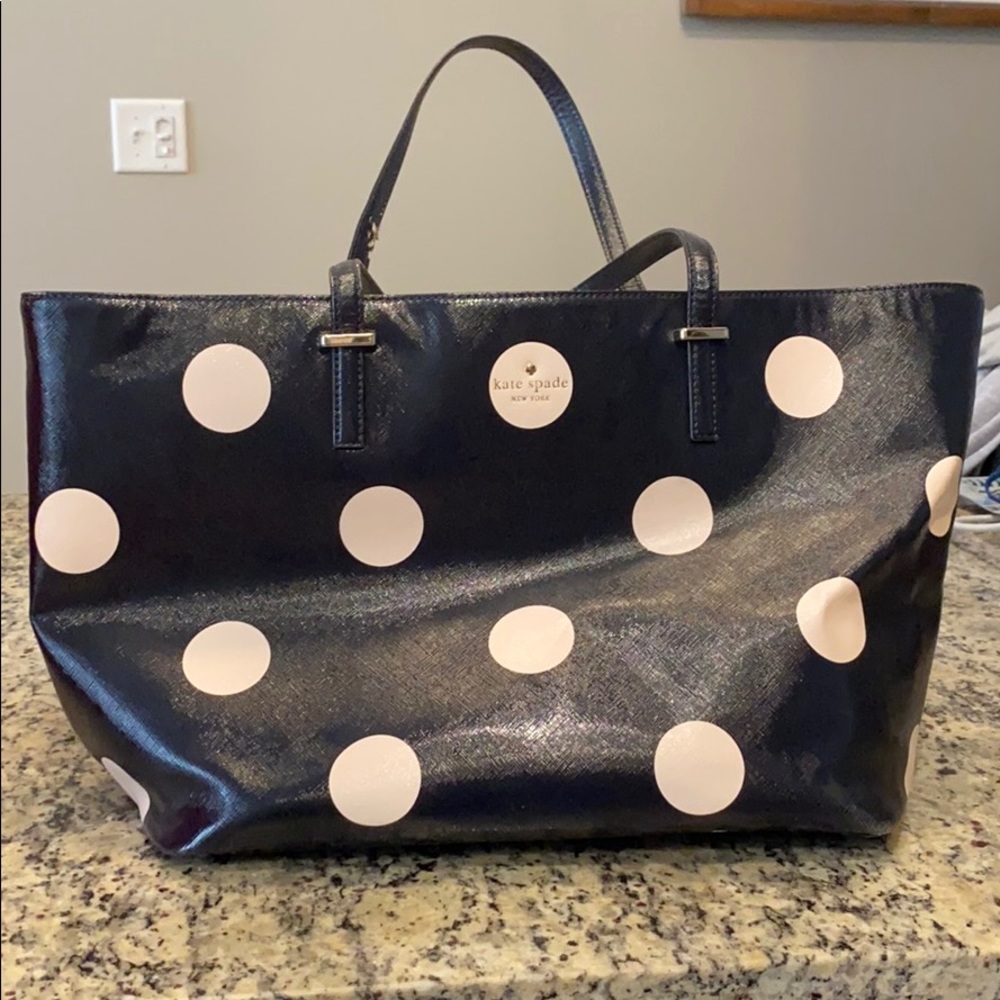 Kate spade polka dot tote